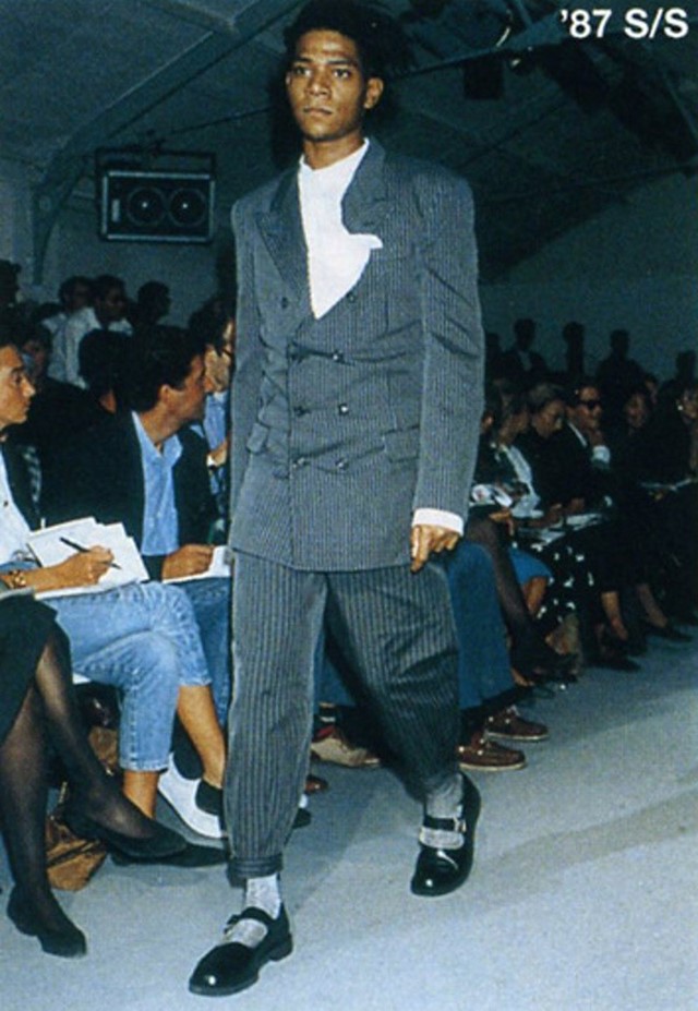 Jean-Michel Basquiat at Comme des Gar&#231;ons SS87