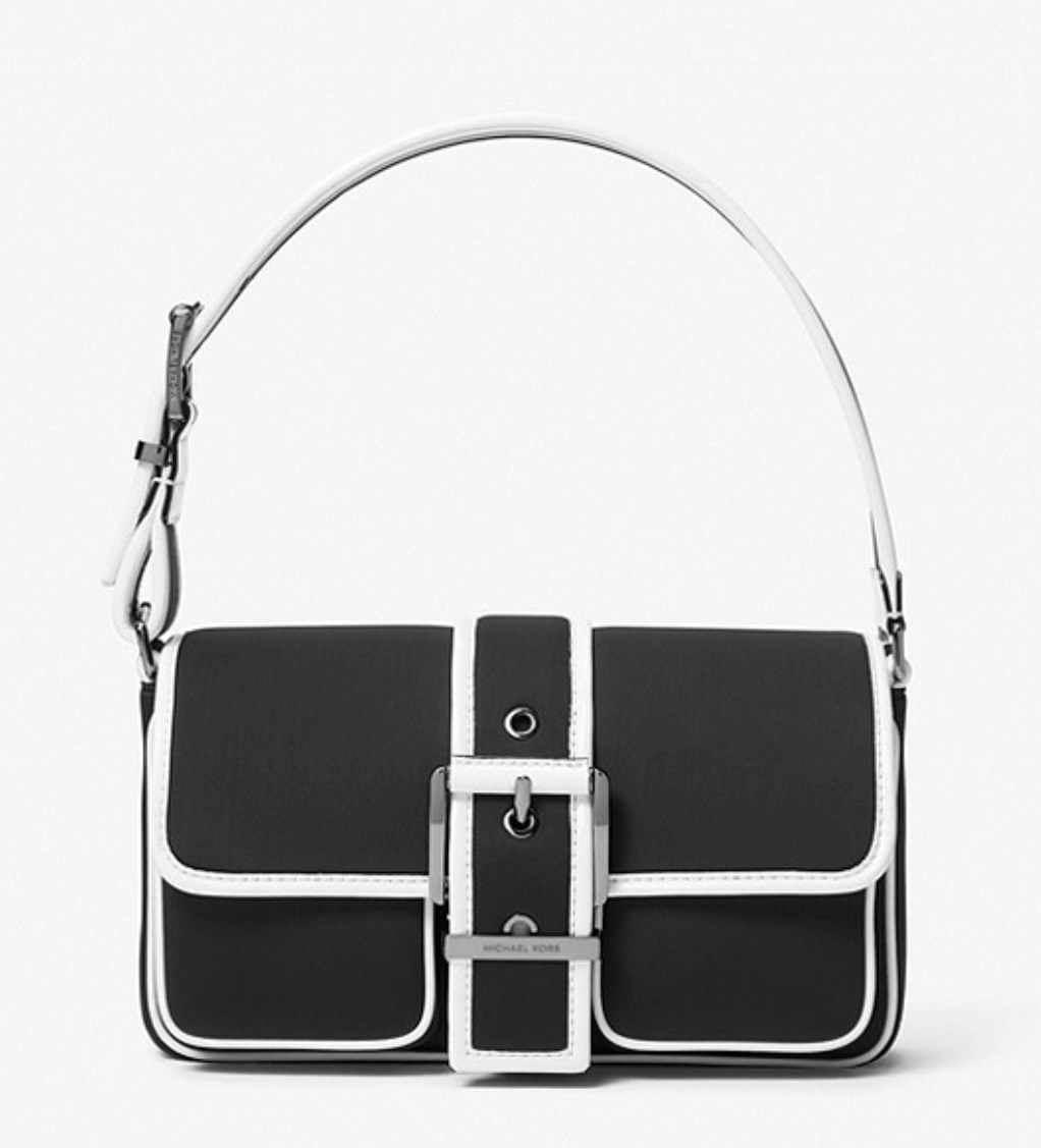 Colby Medium Two-Tone Neoprene Shoulder Bag