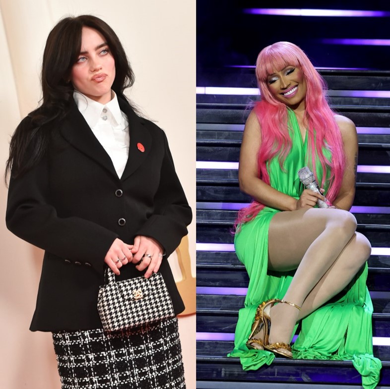 Billie Eilish and Nicki Minaj